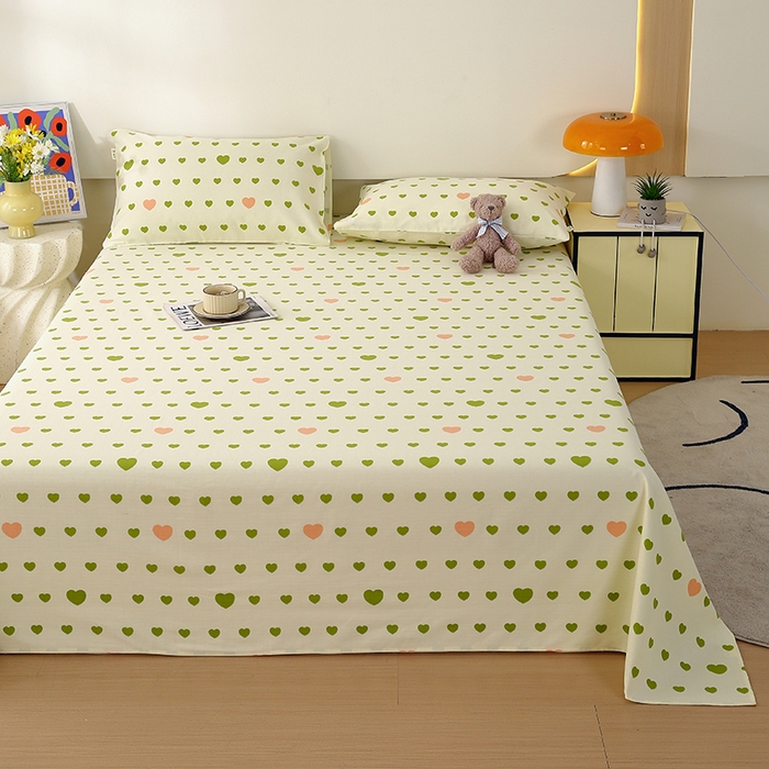 91家纺网 家纺一手货源 找家纺 爱彼家纺 2026春夏新款A类全棉纯棉老粗布凉席三件套席子床单-系列四 华夫格-北野爱心