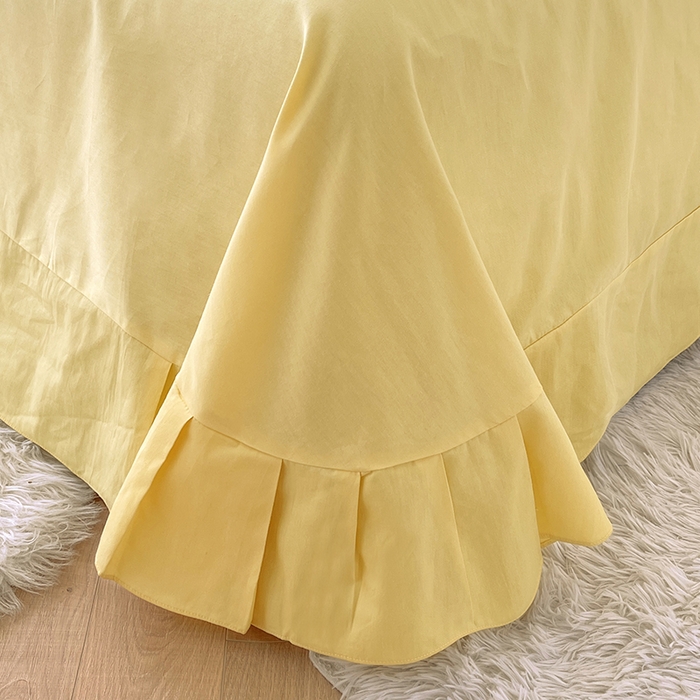 91家纺网 家纺一手货源 找家纺 涵宸家纺 2026新款全棉贴布绣小清新卡通系列四件套 快乐呀