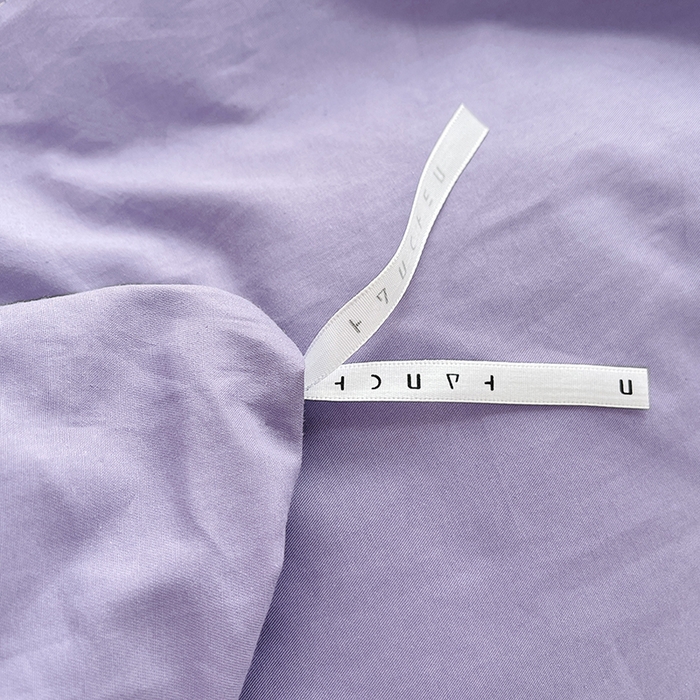 91家纺网 家纺一手货源 找家纺 涵宸家纺 2026新款全棉贴布绣小清新卡通系列四件套 优雅紫