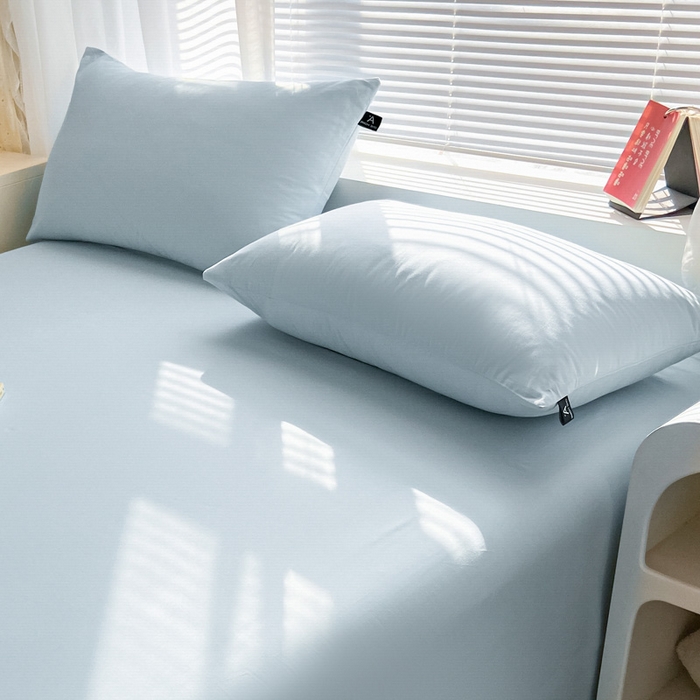 91家纺网 家纺一手货源 找家纺 （总）涵宸家纺 2026新款全棉纯色单枕套-米兰