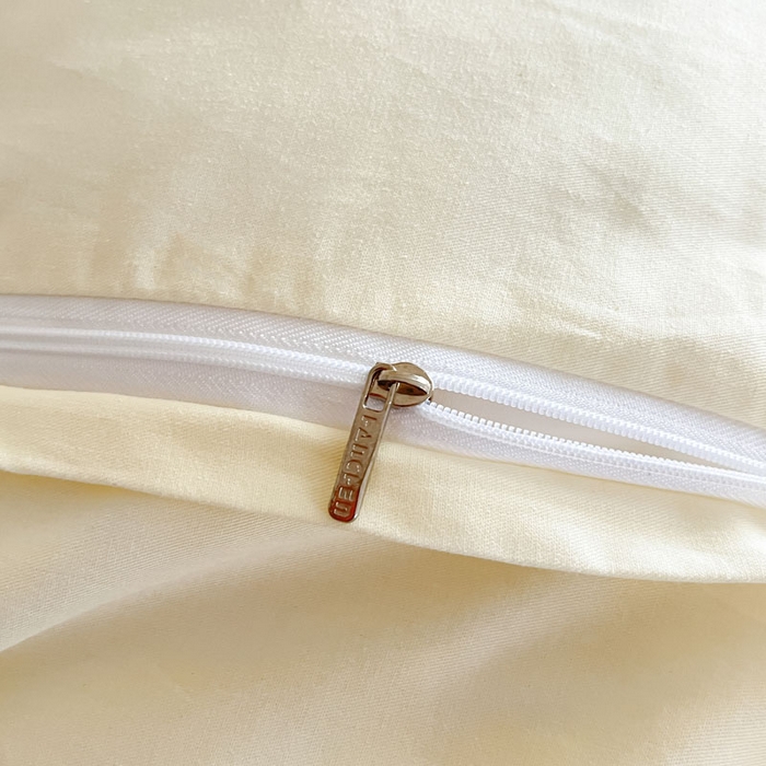 91家纺网 家纺一手货源 找家纺 涵宸家纺 2026新款全棉纯色四件套-米兰-场景一 米兰-幸运兰+ 奶白