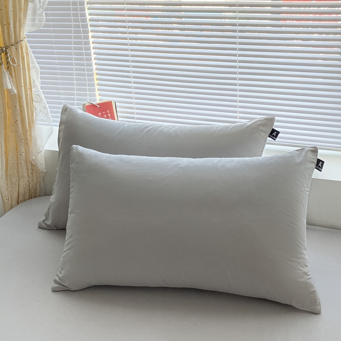 91家纺网 家纺一手货源 找家纺 （总）涵宸家纺 2026新款全棉纯色单枕套-米兰