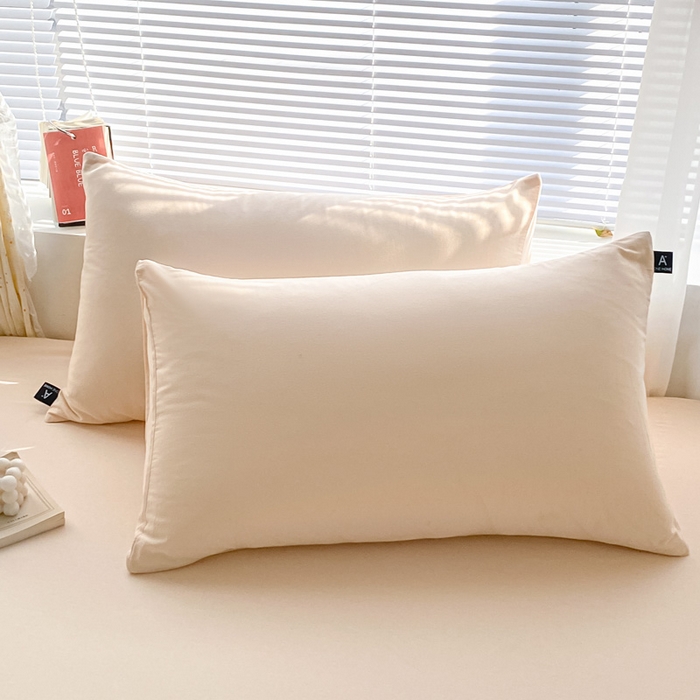 91家纺网 家纺一手货源 找家纺 （总）涵宸家纺 2026新款全棉纯色单枕套-米兰