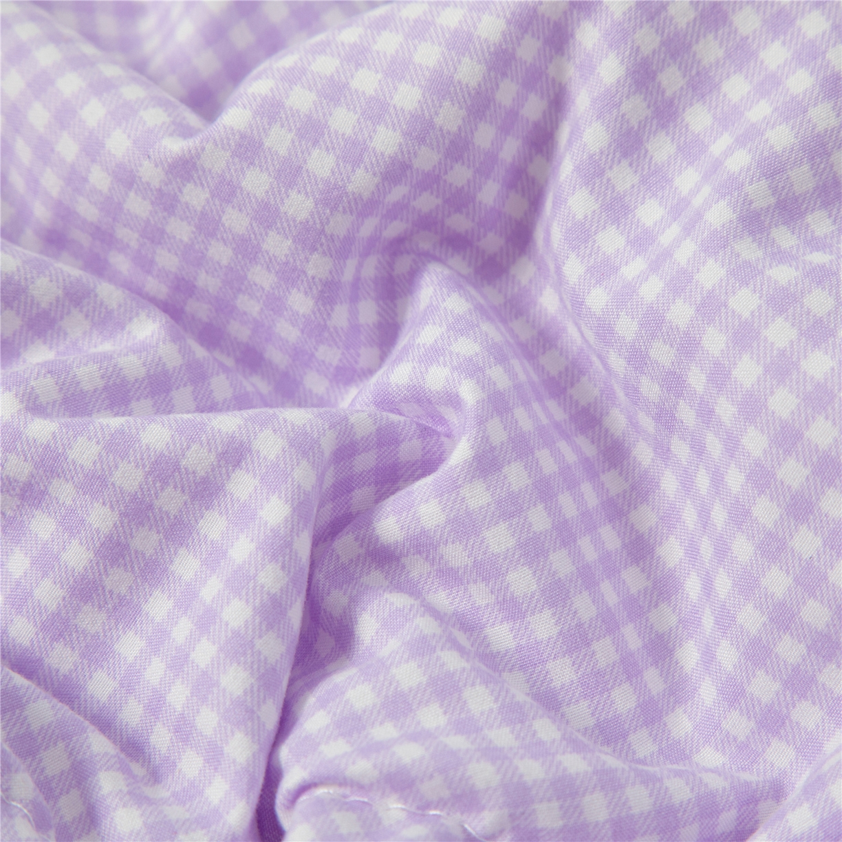 91家纺网 家纺一手货源 找家纺 雷娜家居 2026新款水洗木棉手提款云朵曲奇抱枕被 云朵紫