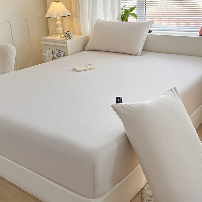 91家纺网 家纺一手货源 找家纺 涵宸家纺 2026新款全棉纯色单枕套-米兰 枕套-土灰