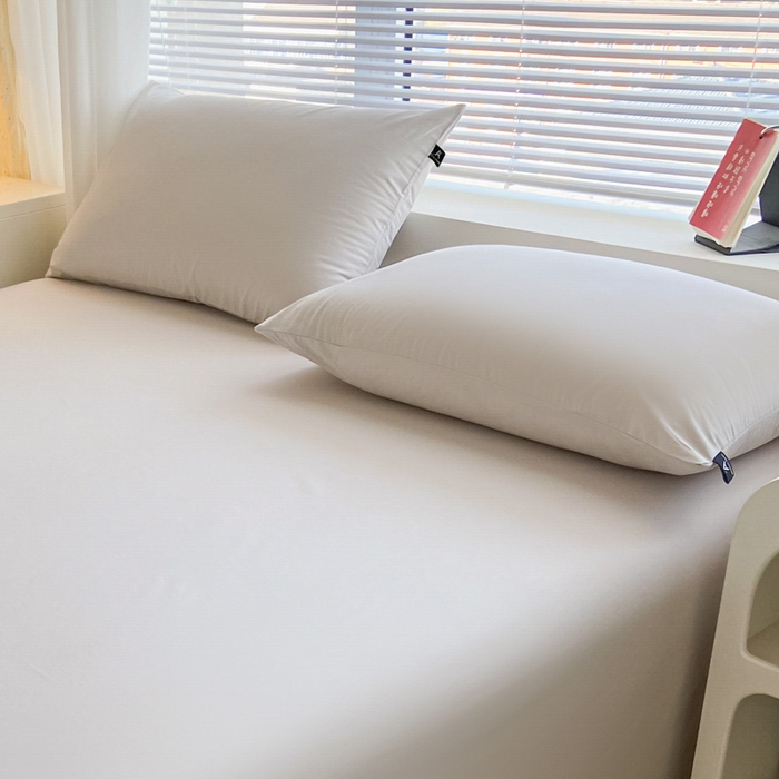 91家纺网 家纺一手货源 找家纺 涵宸家纺 2026新款全棉纯色单枕套-米兰 枕套-土灰