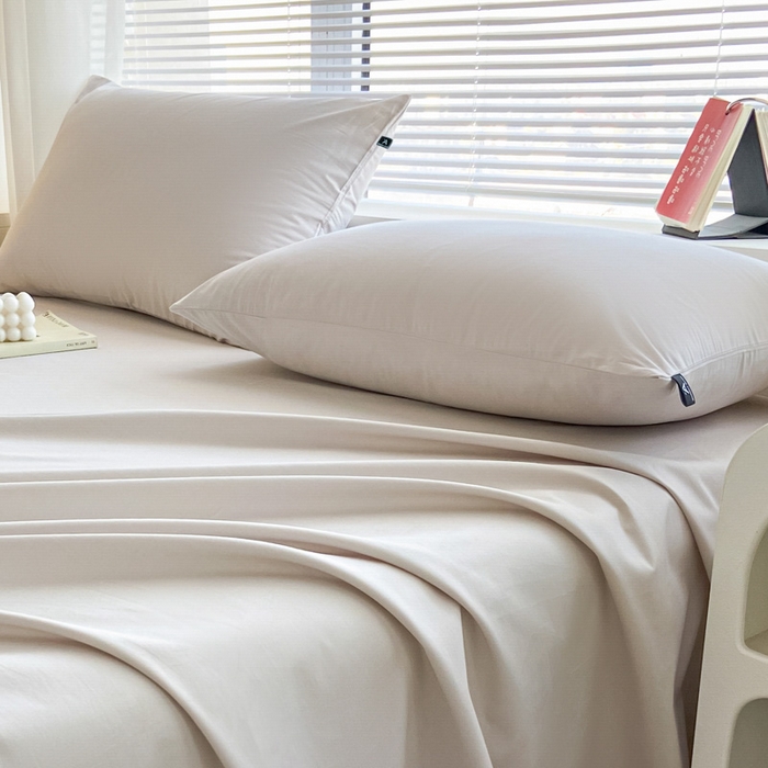 91家纺网 家纺一手货源 找家纺 涵宸家纺 2026新款全棉纯色单枕套-米兰 枕套-土灰