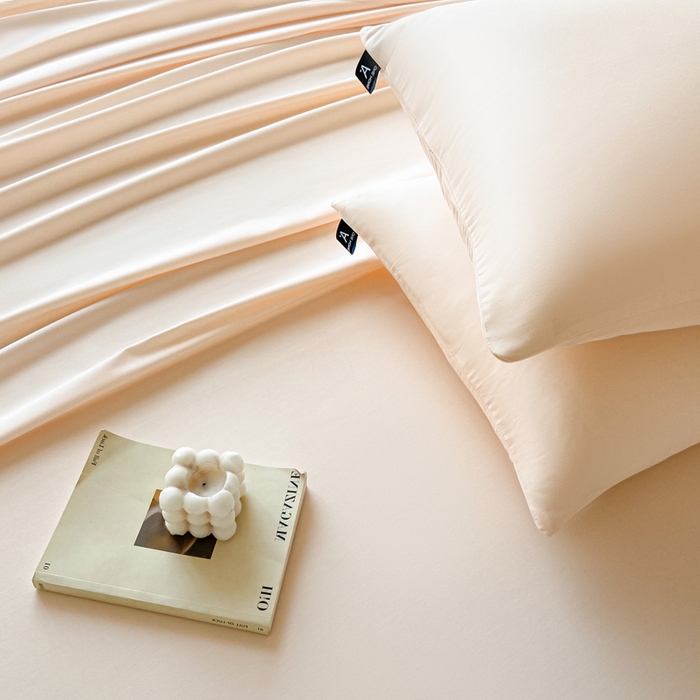 91家纺网 家纺一手货源 找家纺 涵宸家纺 2026新款全棉纯色单枕套-米兰 枕套-香槟金