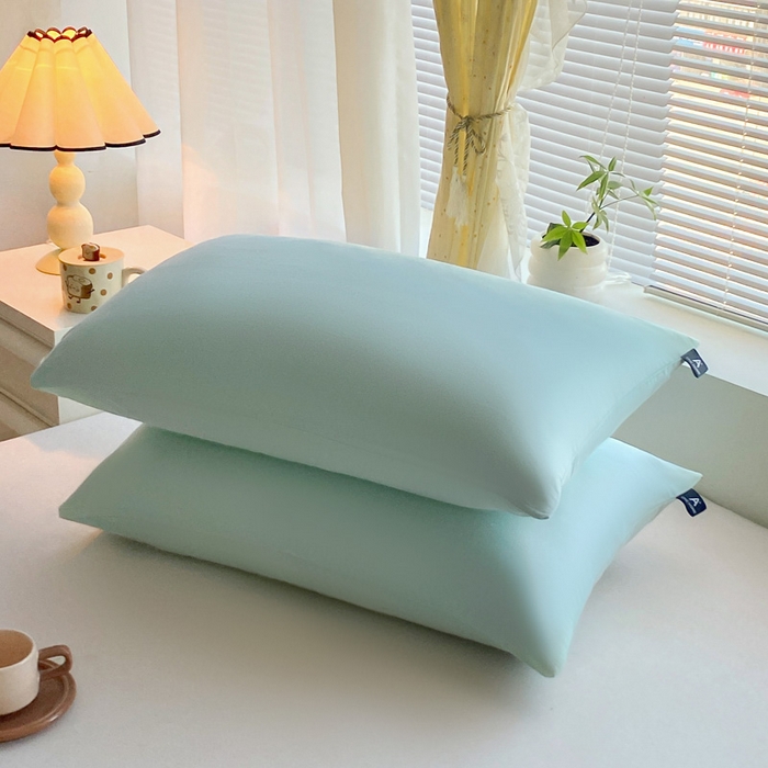 91家纺网 家纺一手货源 找家纺 涵宸家纺 2026新款全棉纯色单枕套-米兰 枕套-幸运兰