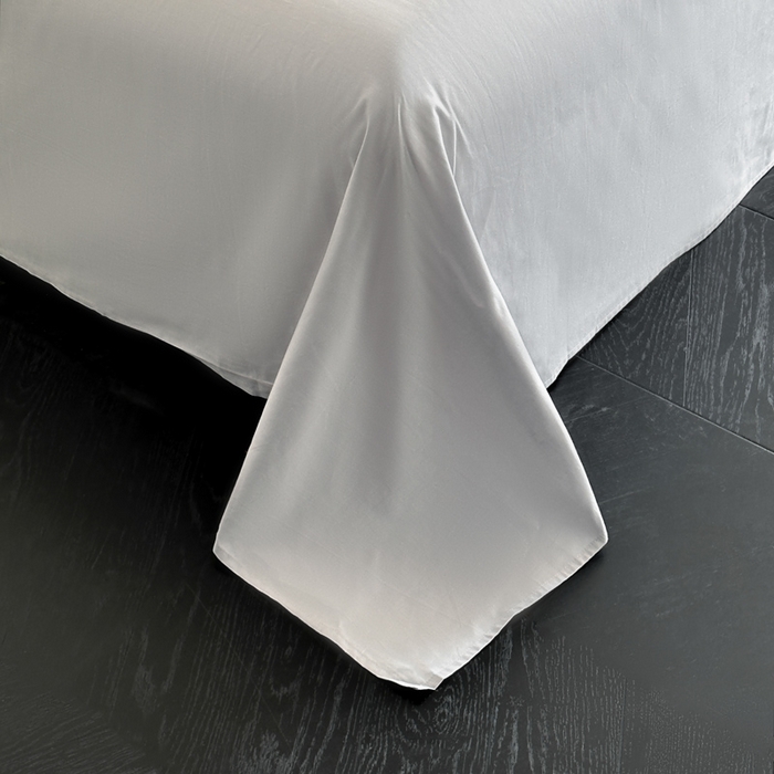 91家纺网 家纺一手货源 找家纺 涵宸家纺 2026新款全棉纯色四件套-米兰-场景二 米兰（银灰+梧桐灰）