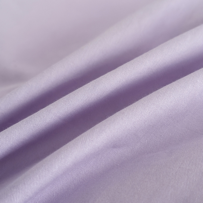 91家纺网 家纺一手货源 找家纺 涵宸家纺 2026新款全棉纯色四件套-米兰-场景二 米兰（优雅紫+青紫）