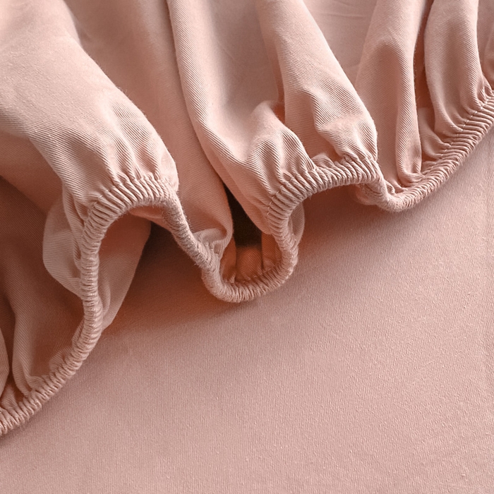 91家纺网 家纺一手货源 找家纺 涵宸家纺 2026新款全棉纯色单床笠-米兰 床笠-豆其