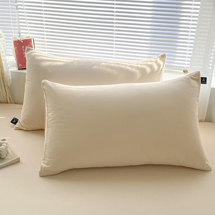 91家纺网 家纺一手货源 找家纺 涵宸家纺 2026新款全棉纯色单床笠-米兰 床笠-香槟金