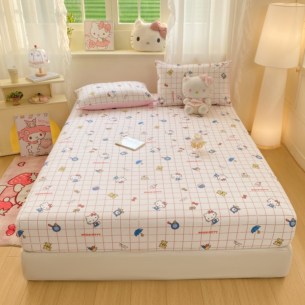 91家纺网 家纺一手货源 找家纺 （总）博雅 2025新款吉伊卡哇正版授权高克重牛奶绒羊羔绒毛毯-开心吉伊卡哇