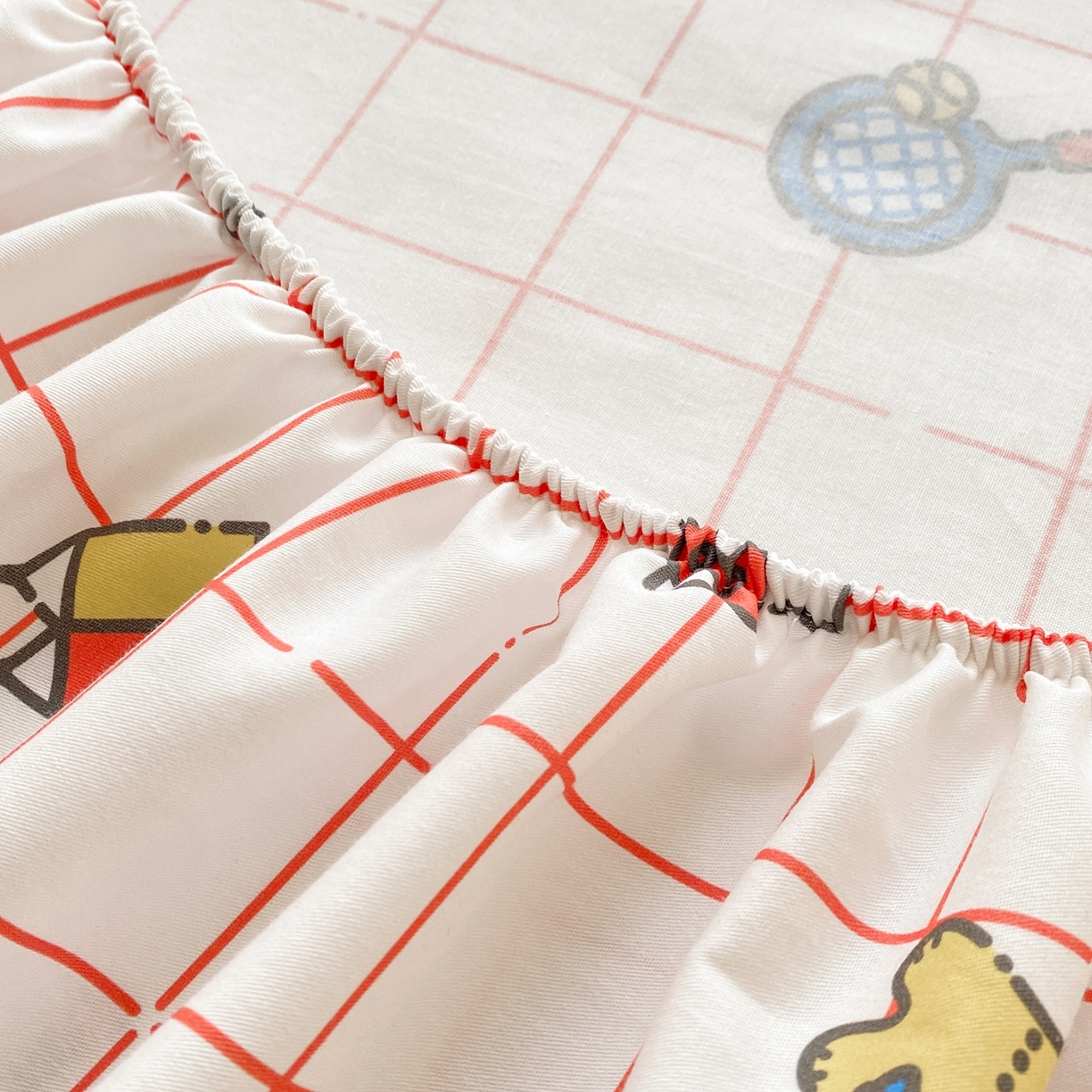 91家纺网 家纺一手货源 找家纺 （总）博雅 2026新款三丽鸥全棉小版印花床笠