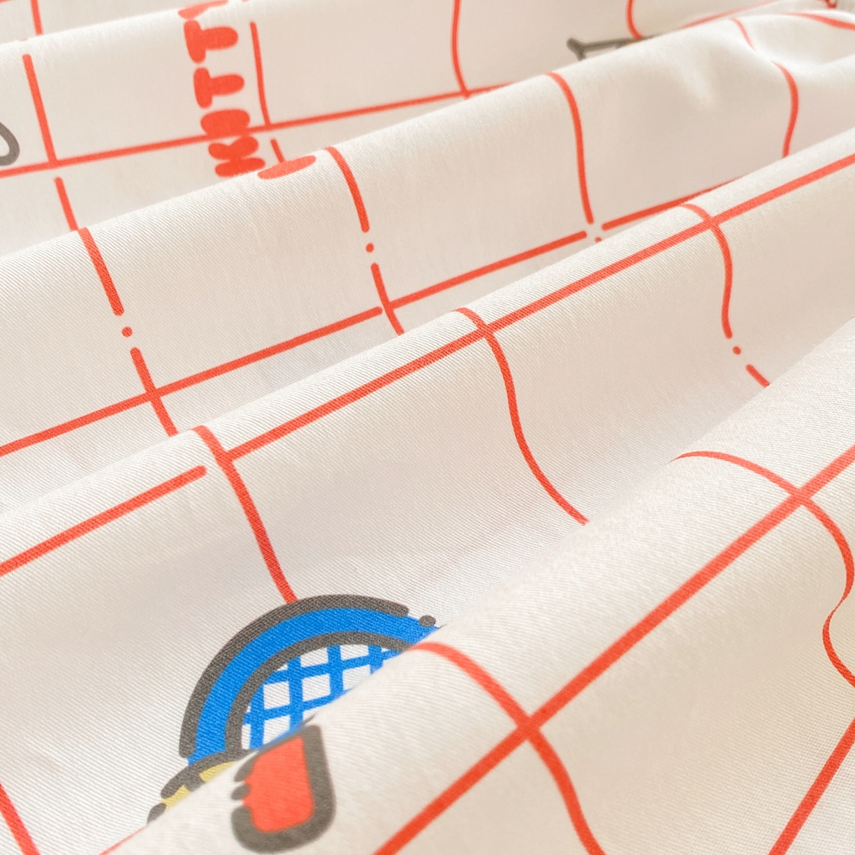 91家纺网 家纺一手货源 找家纺 （总）博雅 2026新款三丽鸥全棉小版印花床笠