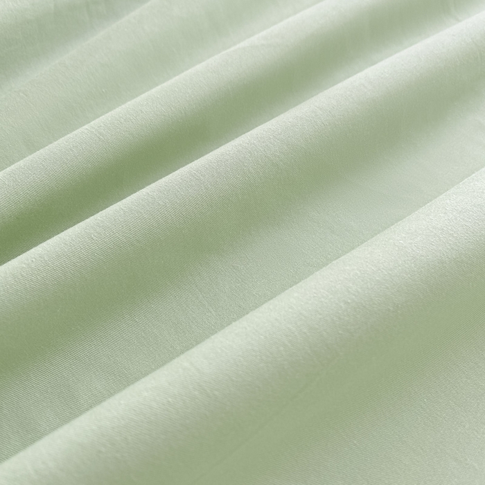 91家纺网 家纺一手货源 找家纺 涵宸家纺 2026新款全棉纯色单床笠-米兰 床笠-月光绿