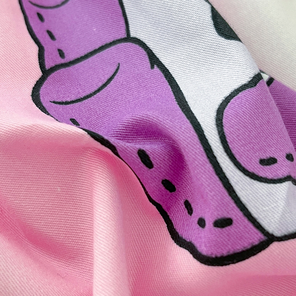 91家纺网 家纺一手货源 找家纺 博雅 2026新款三丽鸥全棉小版印花床笠 梦想库洛米