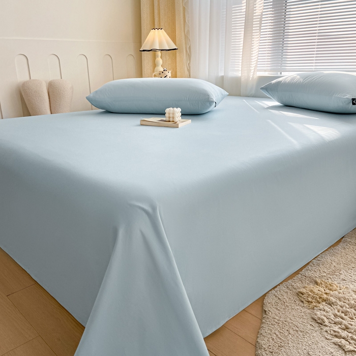 91家纺网 家纺一手货源 找家纺 （总）涵宸家纺 2026新款全棉纯色单床单-米兰