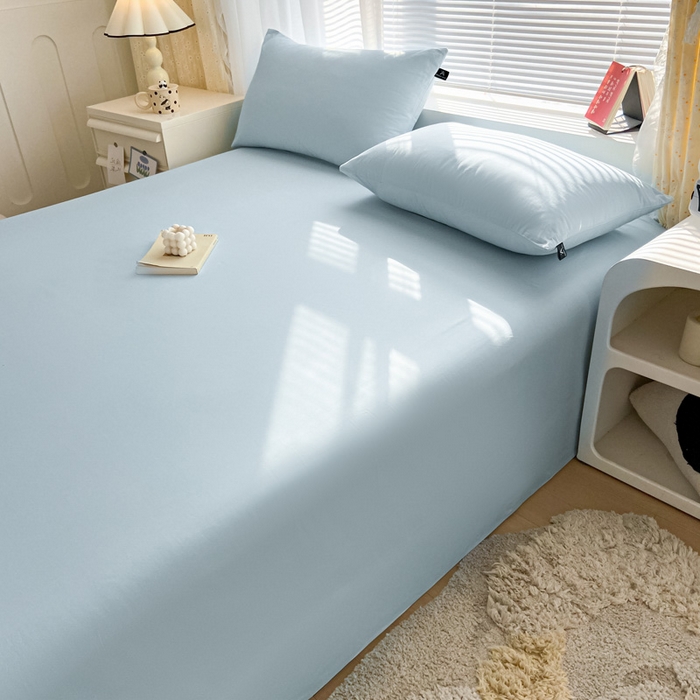 91家纺网 家纺一手货源 找家纺 （总）涵宸家纺 2026新款全棉纯色单床单-米兰