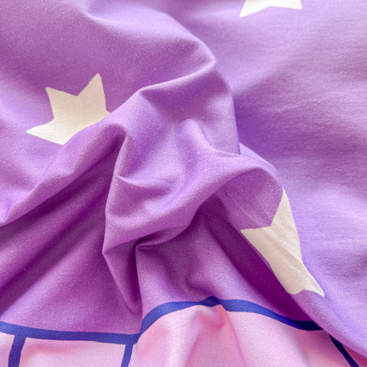 91家纺网 家纺一手货源 找家纺 浩诚 2026新款专版三丽鸥hellokitty库洛米正版授权大版全棉纯棉四件套 晚安库洛米