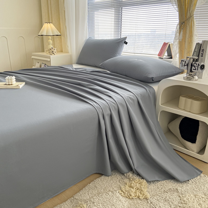 91家纺网 家纺一手货源 找家纺 （总）涵宸家纺 2026新款全棉纯色单床单-米兰