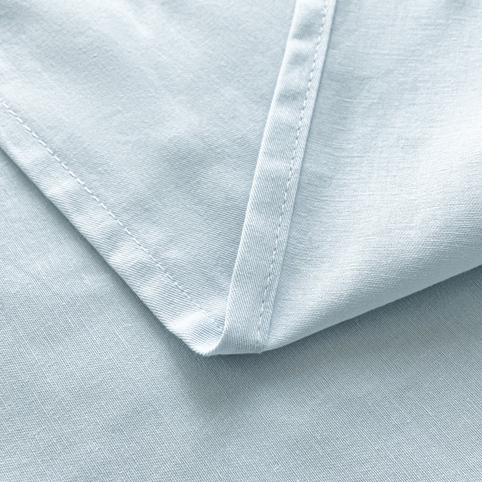 91家纺网 家纺一手货源 找家纺 涵宸家纺 2026新款全棉纯色单床单-米兰 床单-晨雾兰