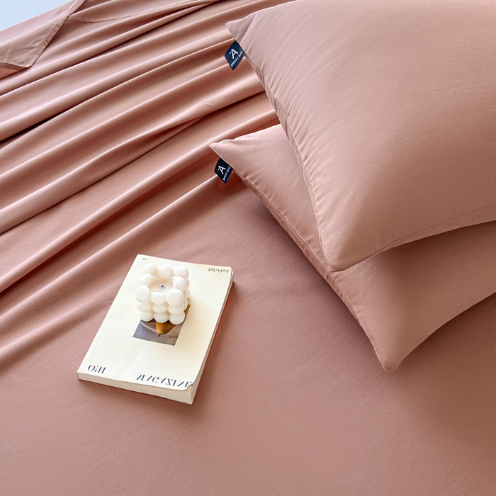 91家纺网 家纺一手货源 找家纺 涵宸家纺 2026新款全棉纯色单床单-米兰 床单-豆其