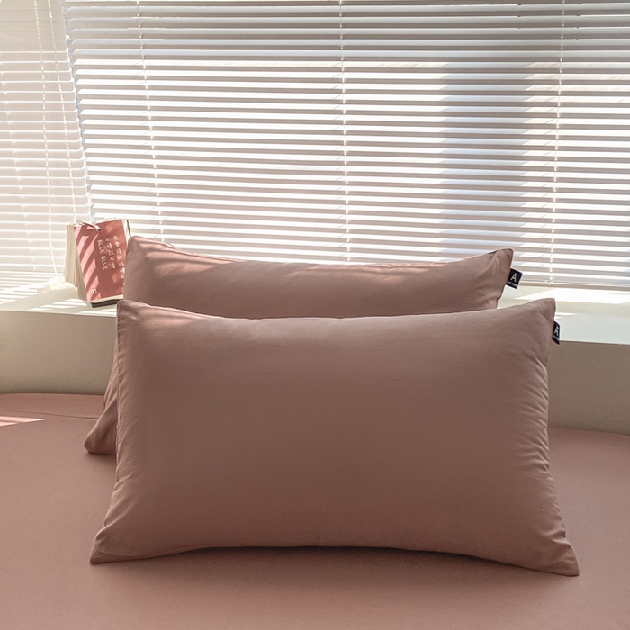 91家纺网 家纺一手货源 找家纺 涵宸家纺 2026新款全棉纯色单床单-米兰 床单-豆其