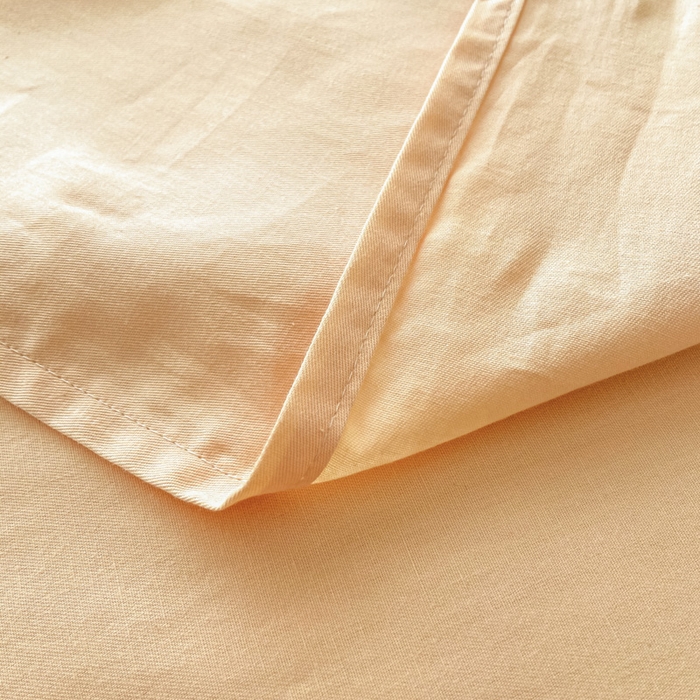 91家纺网 家纺一手货源 找家纺 涵宸家纺 2026新款全棉纯色单床单-米兰 床单-浅黄