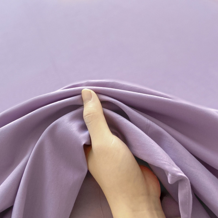 91家纺网 家纺一手货源 找家纺 涵宸家纺 2026新款全棉纯色单床单-米兰 床单-青紫