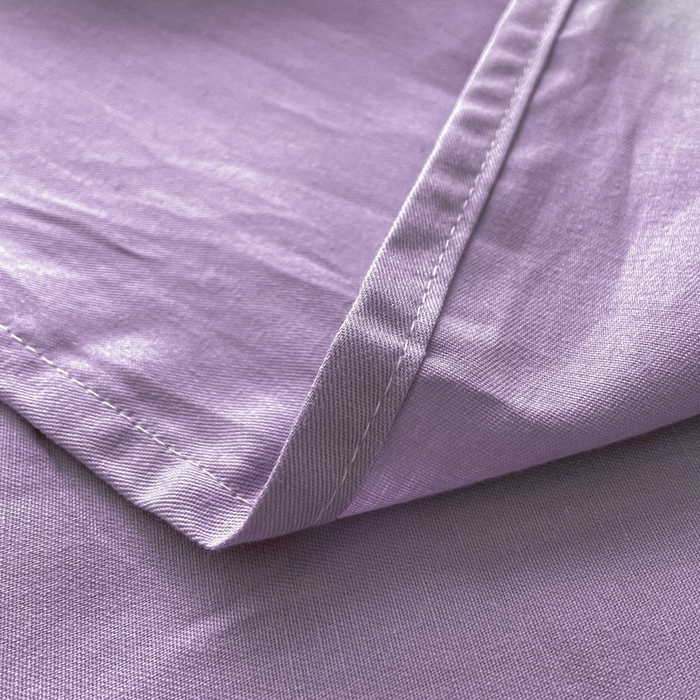 91家纺网 家纺一手货源 找家纺 涵宸家纺 2026新款全棉纯色单床单-米兰 床单-青紫