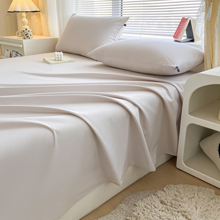 91家纺网 家纺一手货源 找家纺 涵宸家纺 2026新款全棉纯色单床单-米兰 床单-土灰