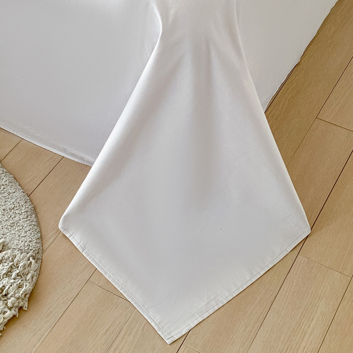 91家纺网 家纺一手货源 找家纺 涵宸家纺 2026新款全棉纯色单床单-米兰 床单-土灰