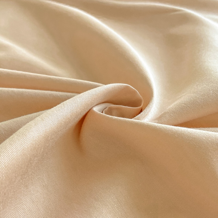 91家纺网 家纺一手货源 找家纺 涵宸家纺 2026新款全棉纯色单床单-米兰 床单-杏色