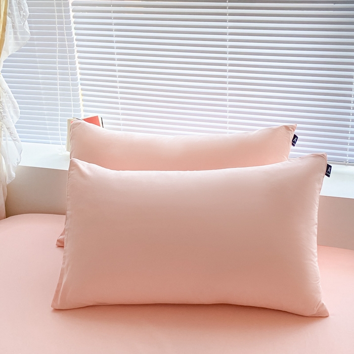 91家纺网 家纺一手货源 找家纺 涵宸家纺 2026新款全棉纯色单床单-米兰 床单-烟粉