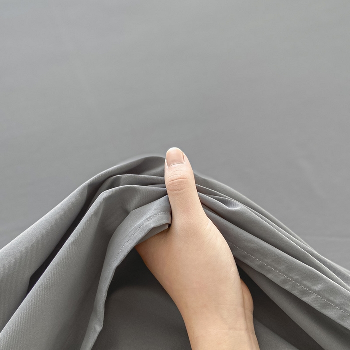 91家纺网 家纺一手货源 找家纺 涵宸家纺 2026新款全棉纯色单床单-米兰 床单-银灰