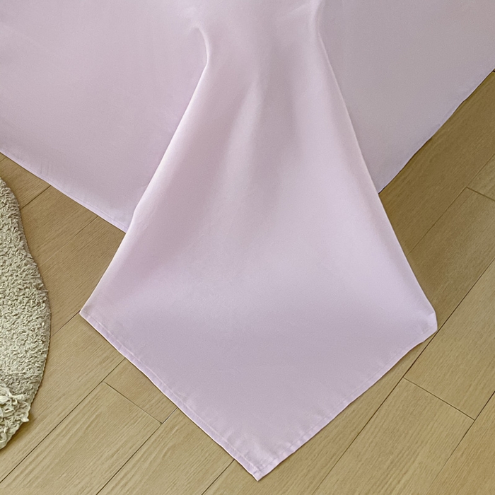 91家纺网 家纺一手货源 找家纺 涵宸家纺 2026新款全棉纯色单床单-米兰 床单-优雅紫