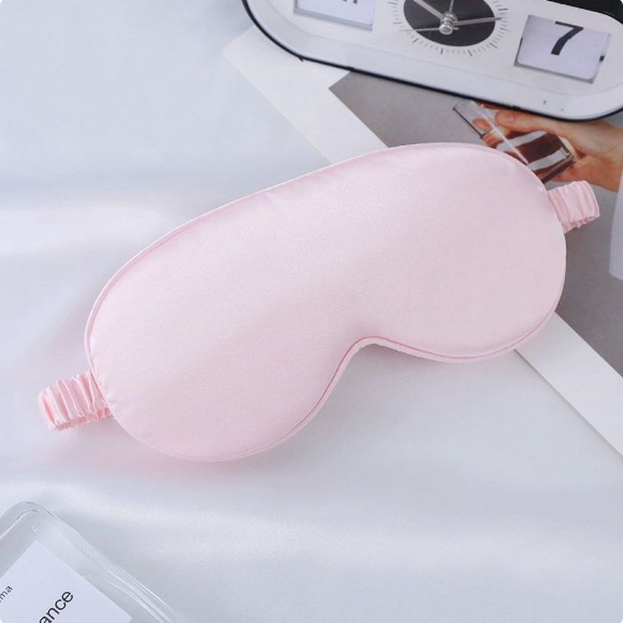 91家纺网 家纺一手货源 找家纺 （总）金喜 2026新款双面水洗真丝眼罩遮光助力睡眠男女四季可用可水洗眼罩 