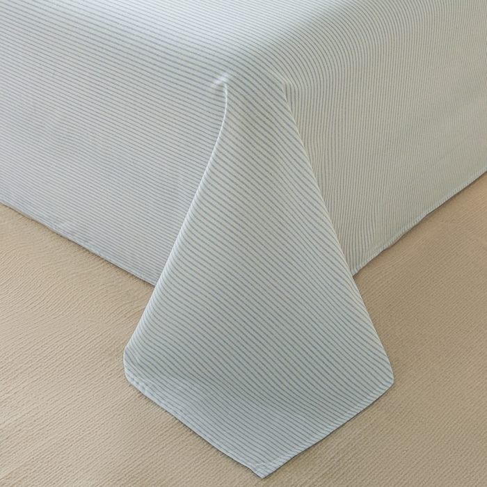 91家纺网 家纺一手货源 找家纺 涵宸家纺 2026新款全棉印花单床单-良品 床单-半夏-兰