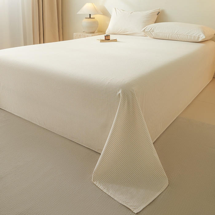 91家纺网 家纺一手货源 找家纺 涵宸家纺 2026新款全棉印花单床单-良品 床单-半夏-其