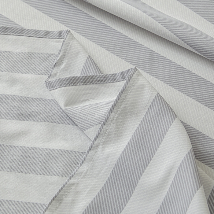 91家纺网 家纺一手货源 找家纺 涵宸家纺 2026新款全棉印花单床单-良品 床单-多哈-灰