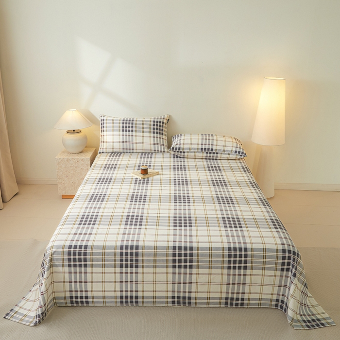 涵宸家纺 2026新款全棉印花单床单-良品 床单-琥珀