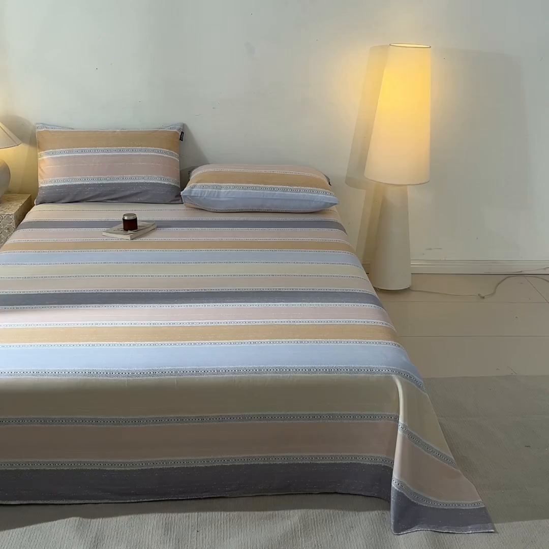 91家纺网 家纺一手货源 找家纺 涵宸家纺 2026新款全棉印花单床单-良品 床单-卡曼