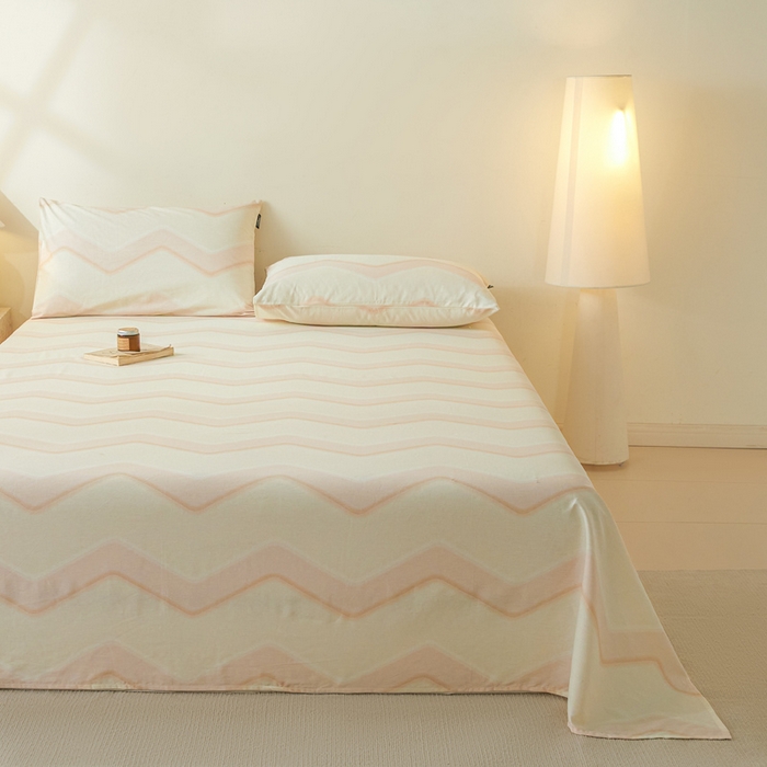 91家纺网 家纺一手货源 找家纺 涵宸家纺 2026新款全棉印花单床单-良品 床单-摩卡