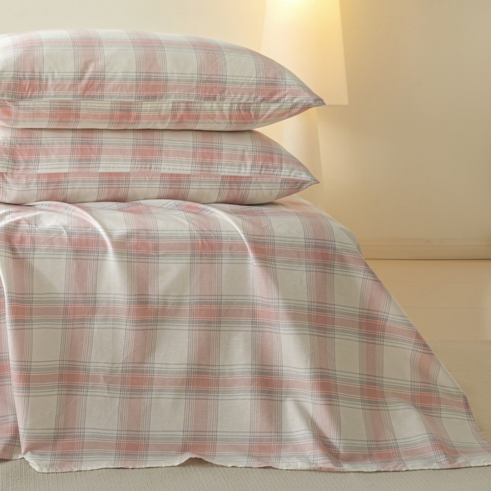 91家纺网 家纺一手货源 找家纺 涵宸家纺 2026新款全棉印花单床单-良品 床单-莫妮粉