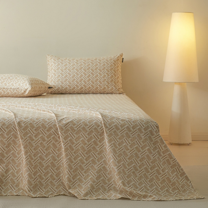 91家纺网 家纺一手货源 找家纺 涵宸家纺 2026新款全棉印花单床单-良品 床单-云沫