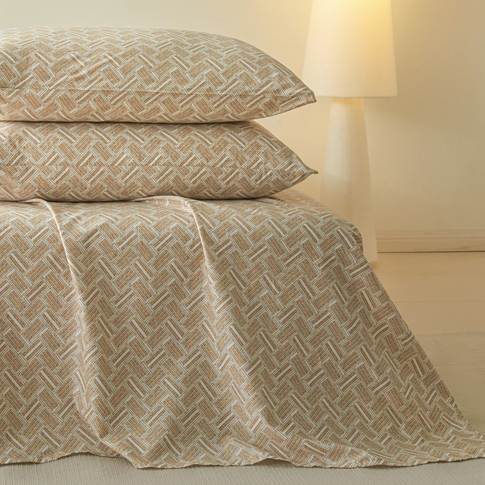 91家纺网 家纺一手货源 找家纺 涵宸家纺 2026新款全棉印花单床单-良品 床单-云沫