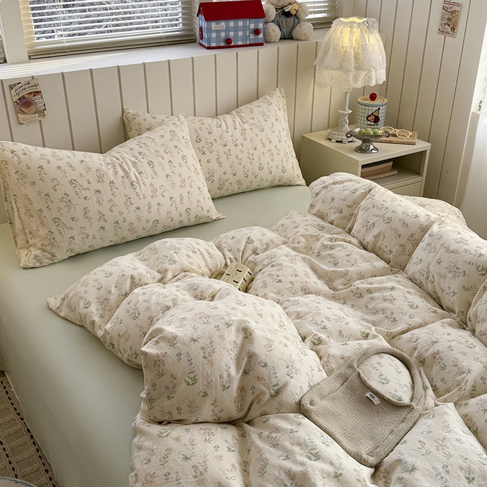 91家纺网 家纺一手货源 找家纺 （总）爱思佳 2026新款全棉纯棉双层纱基款系列四件套