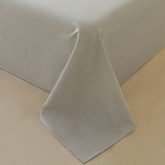 91家纺网 家纺一手货源 找家纺 涵宸家纺 2026新款全棉印花单床单-良品 床单-云纹-浅灰